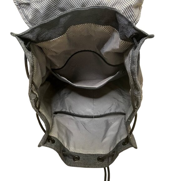 SwissGear Unisex Black & Gray Canvas Travel Laptop/Tablet Bag Backpack Size L - Picture 8 of 10